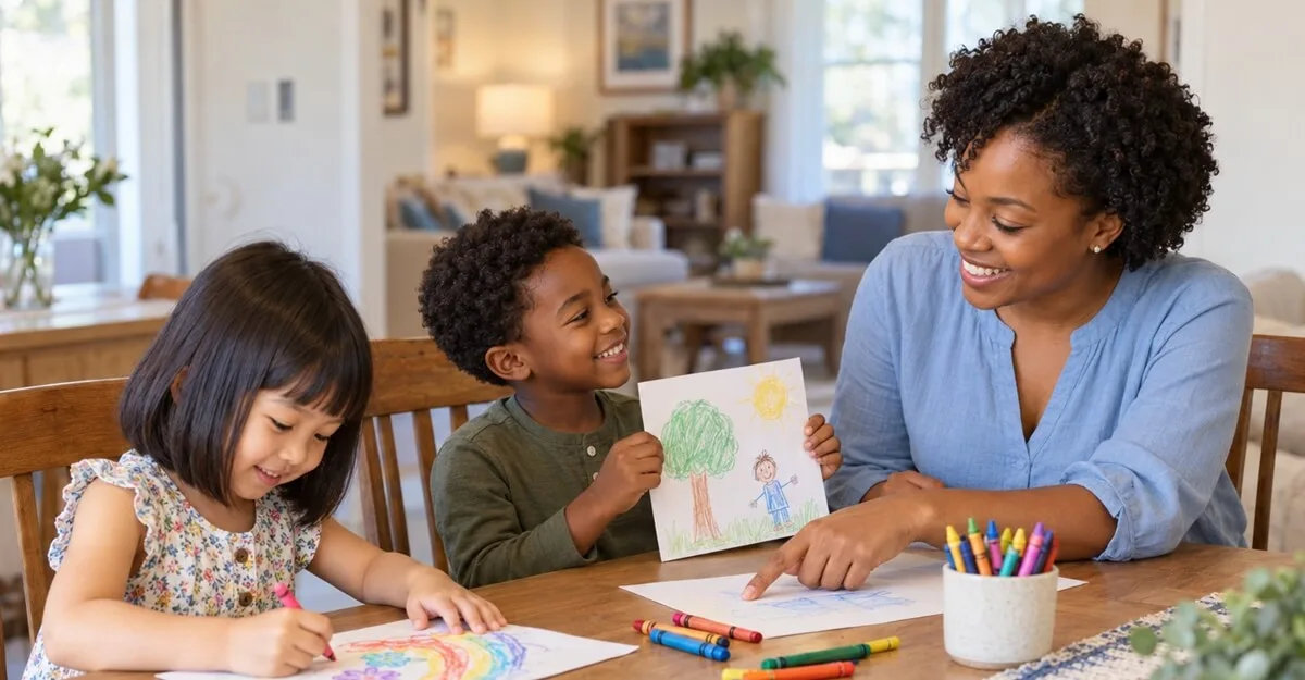 Experienced babysitter providing safe childcare and fun learning activities for young children.